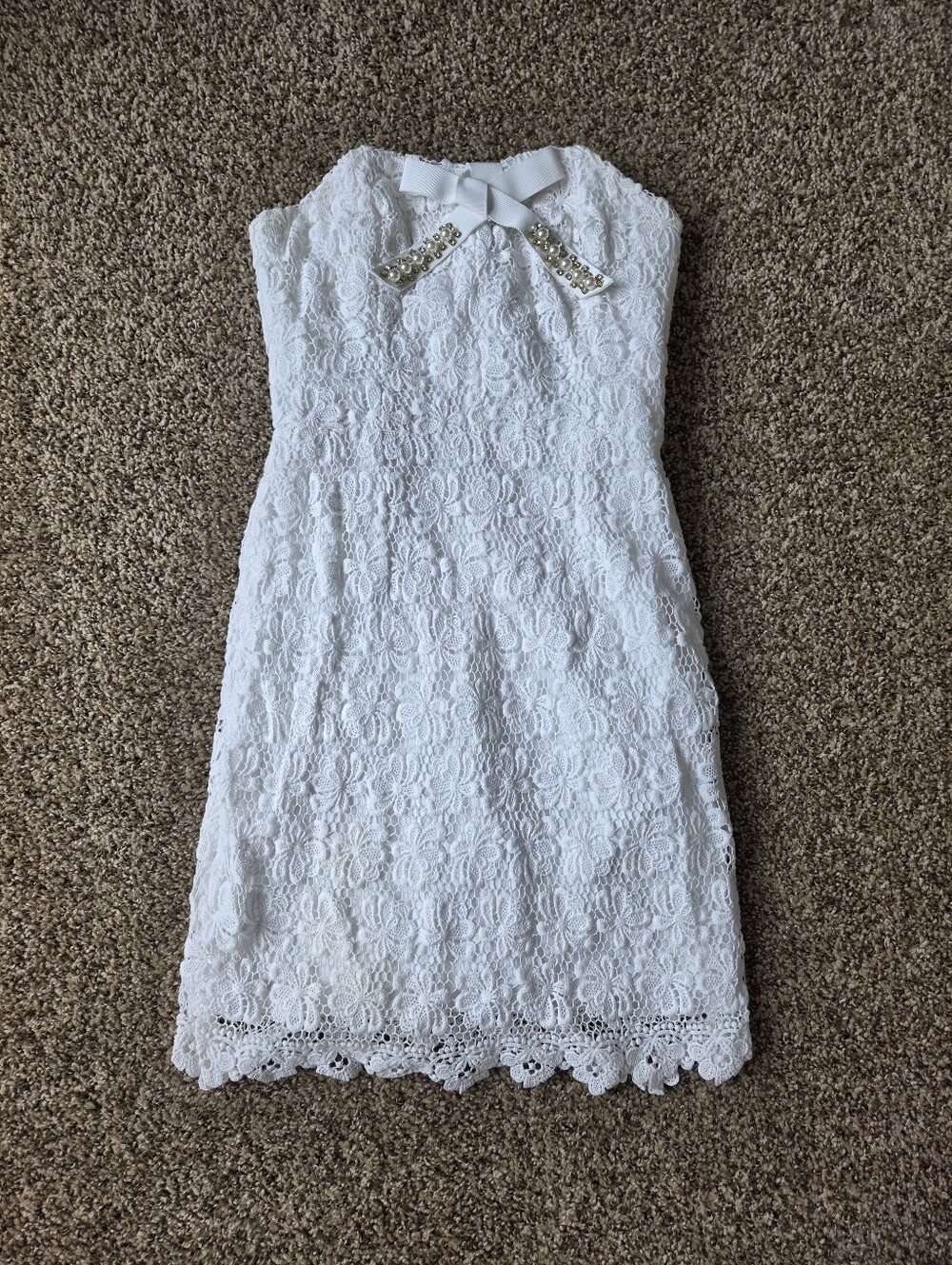 Lily Pulitzer White Lace Dress